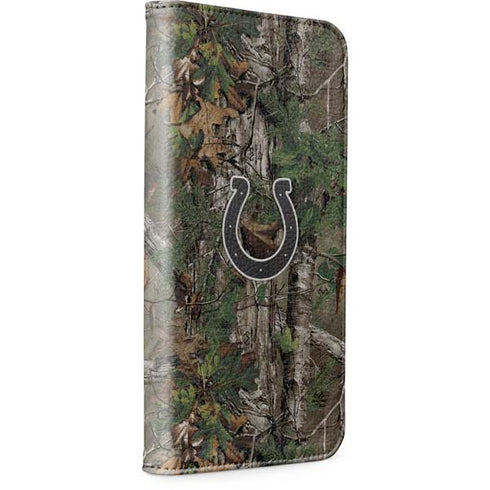 NFL Indianapolis Colts Realtree Xtra Green Camo iPhone 15 Pro Folio Case